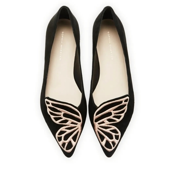 Sophia Webster Bibi butterfly flat size 40.5 - Picture 2 of 10